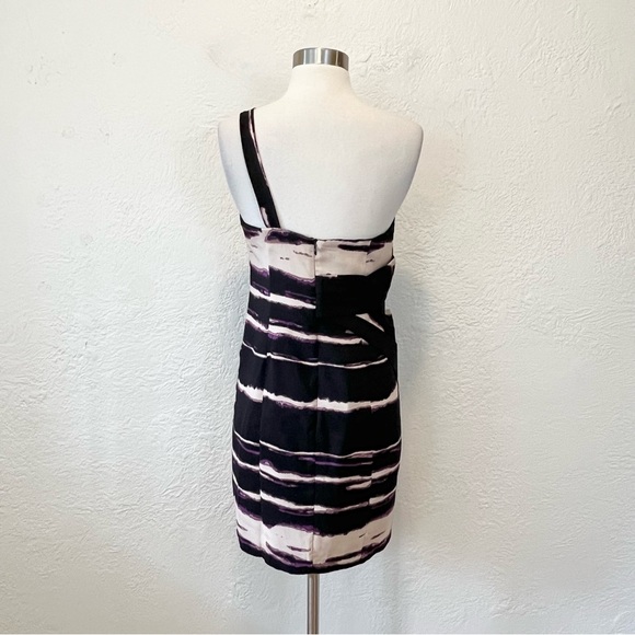 Vintage Arden B Dress Purple Black One Shoulder Small S Y2K/2010s/90s - Picture 7 of 13